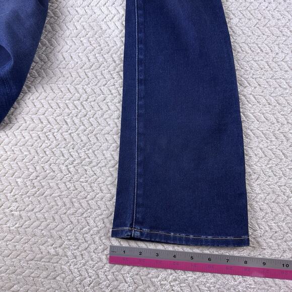 Hudson Womens Sz 27 Dark Wash Signature Bootcut Jeans Flap Pockets 29x34‎ - Picture 11 of 16